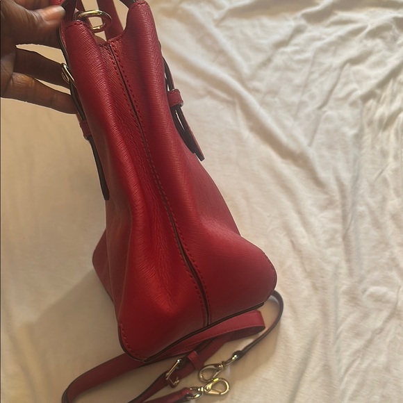 kate spade Red Satchel with Structured Shape and Detachable Strap - Picture 10 of 10